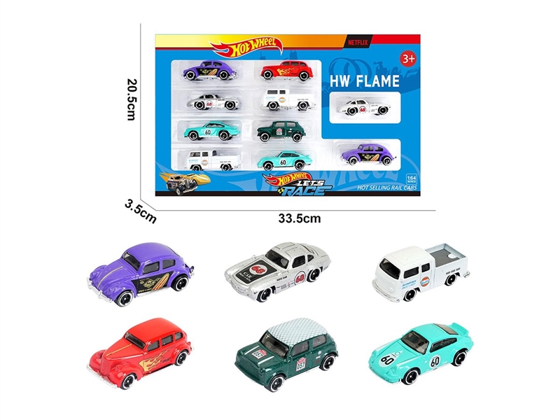 1:64 FREE WAY DIE-CAST CAR ,6ASST，10PCS - HP1264099