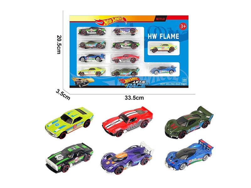 1:64 FREE WAY DIE-CAST CAR ,6ASST，10PCS - HP1264101