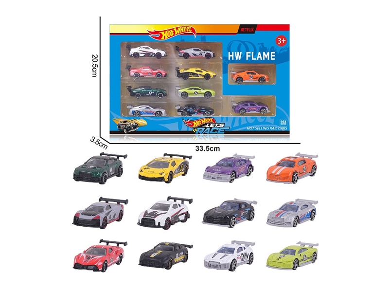 1:64 FREE WAY DIE-CAST CAR ,12ASST，10PCS - HP1264105