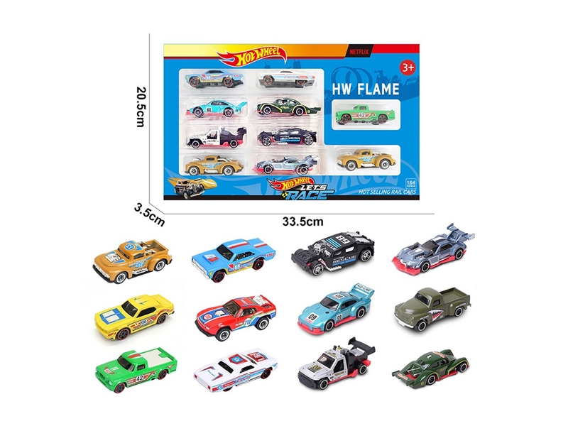 1:64 FREE WAY DIE-CAST CAR ,12ASST，10PCS - HP1264111