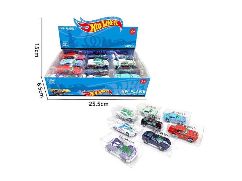 1:64 FREE WAY DIE-CAST CAR 24PCS/DISPLAY BOX SIZE,8ASST - HP1264149