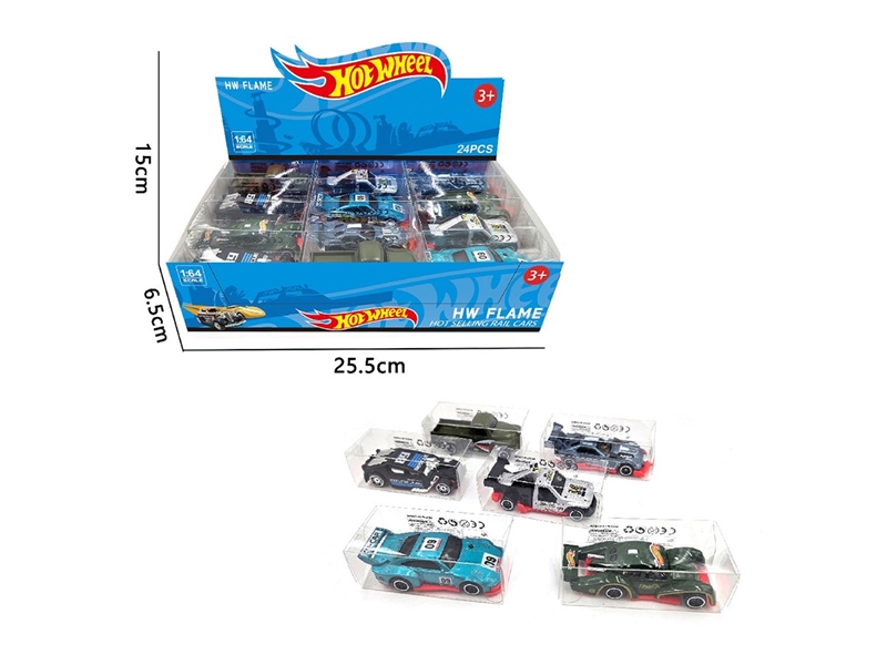 1:64 FREE WAY DIE-CAST CAR 24PCS/DISPLAY BOX SIZE,6ASST - HP1264155