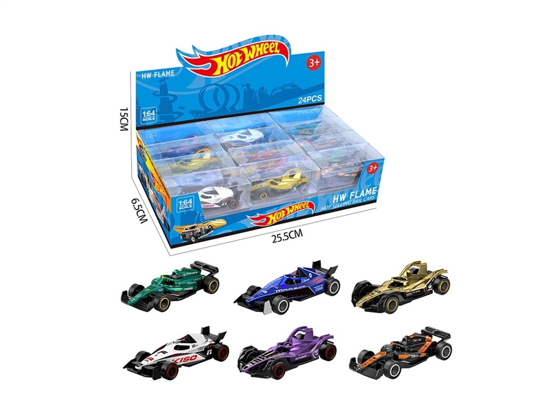 1:64 FREE WAY DIE-CAST CAR 24PCS/DISPLAY BOX SIZE,6ASST - HP1264157