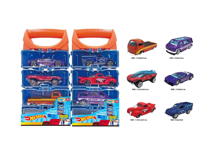 1:64 FREE WAY DIE-CAST CAR,6ASST,4PCS - HP1264183