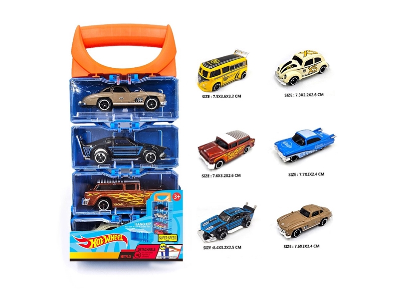 1:64 FREE WAY DIE-CAST CAR,6ASST,4PCS - HP1264187