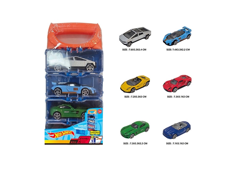 1:64 FREE WAY DIE-CAST CAR,6ASST,4PCS - HP1264189