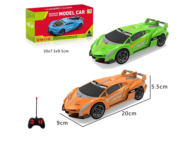 1:20 4-CHANNEL R/C CAR,2COLORS(NOT INCLUDED BATTERY) - HP1264523
