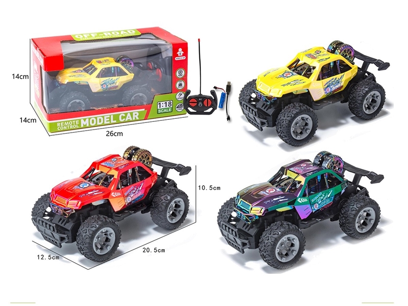 4-CHANNLE R/C CAR,3COLORS(INCLUDED BATTERY) - HP1264562