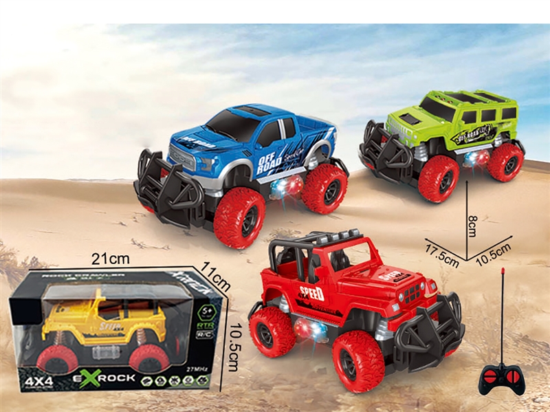 4-CHANNLE R/C CAR W/LIGHT,3ASST - HP1264565