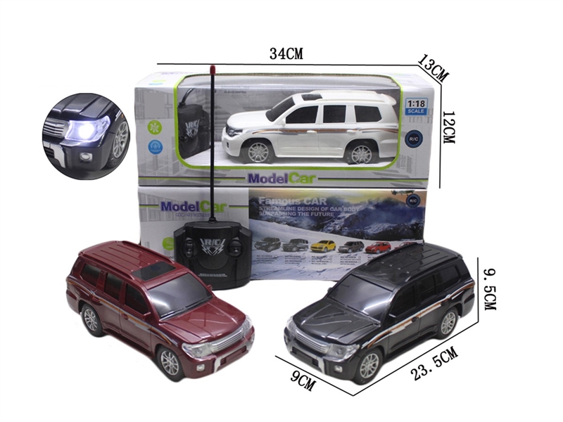 四通霸道仿真遥控车(带前灯)1:18 - HP1264606