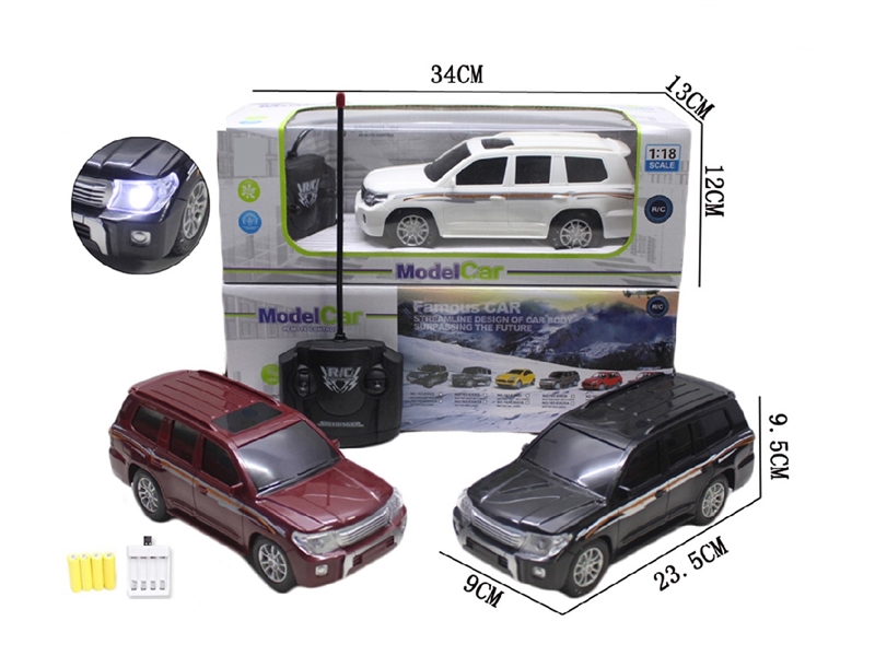 四通霸道仿真遥控车(带前灯)1:18
包电 - HP1264607