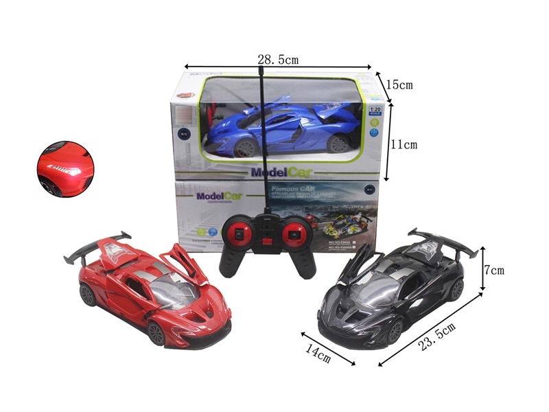五通仿真遥控车一键三开门带前灯1:20 - HP1264630