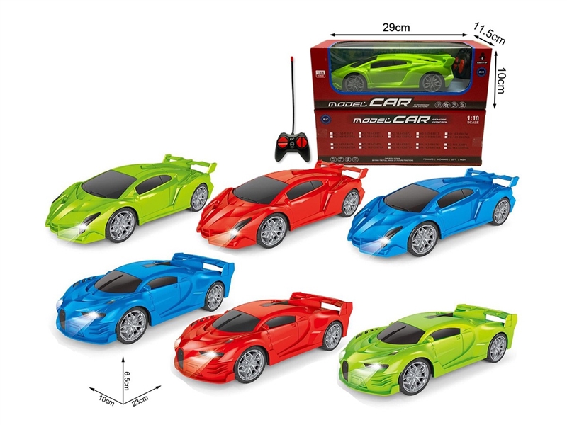 四通遥控车1：18 带灯，2款3色 - HP1264657