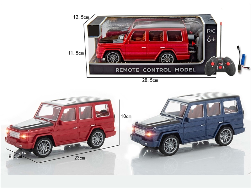 1:18 4-CHANNEL R/C CAR W/LIGHT,2COLORS(INCLUDED BATTERY) - HP1264725