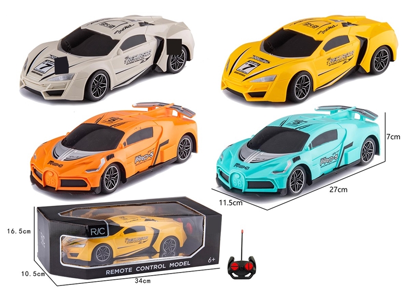 1:16 4-CHANNEL R/C CAR 2ASST,4COLORS(NOT INCLUDED BATTERY) - HP1264732
