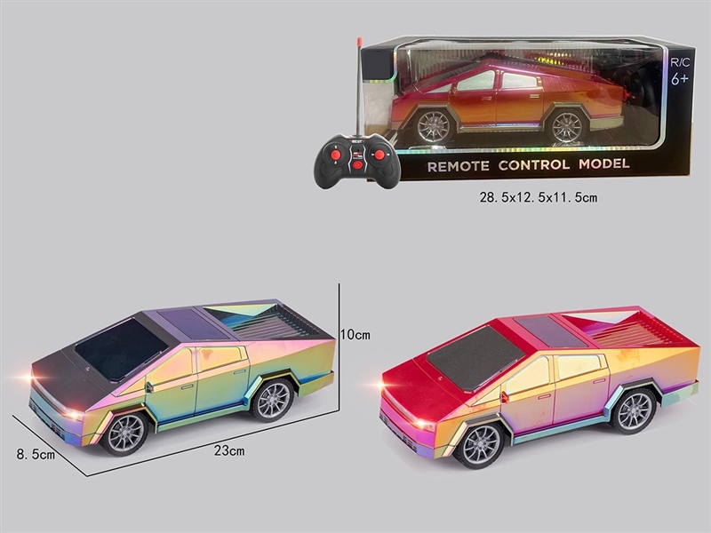 1:18 4-CHANNEL R/C CAR W/LIGHT,2COLORS - HP1264758