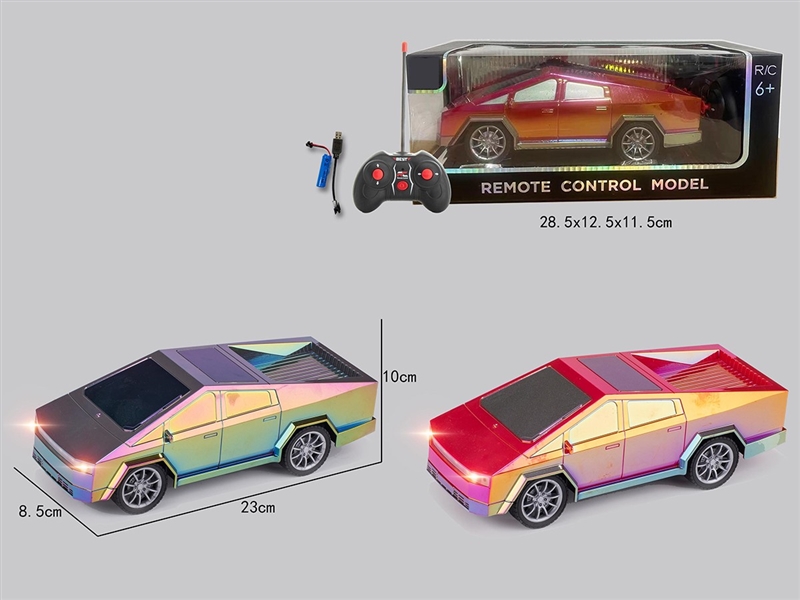 1:18 4-CHANNEL R/C CAR W/LIGHT,2COLORS(INCLUDED BATTERY) - HP1264759
