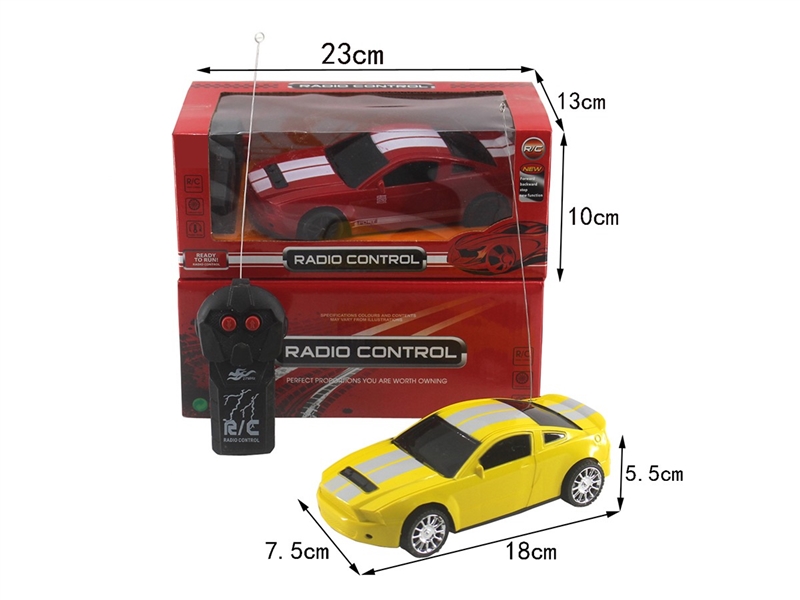 1:24 2-CHANNEL R/C CAR,2COLORS(NOT INCLUDED BATTERY) - HP1264788