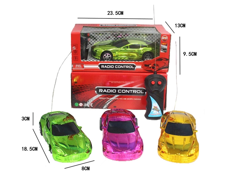 1:24 2-CHANNEL R/C CAR,2COLORS(NOT INCLUDED BATTERY) - HP1264791
