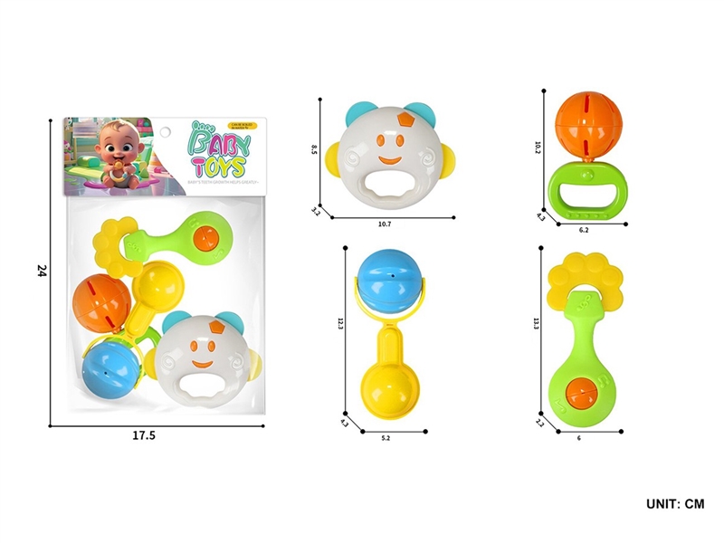 BABY RATTLE 4PCS - HP1264826