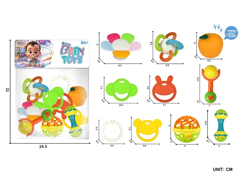 BABY RATTLE 10PCS - HP1264835