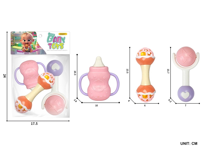 BABY RATTLE 3PCS - HP1264837
