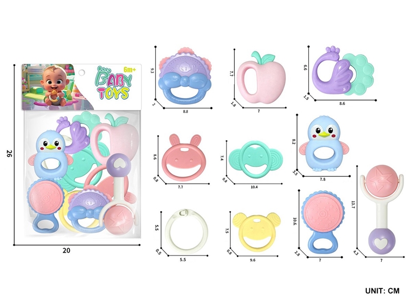 BABY RATTLE 10PCS - HP1264842