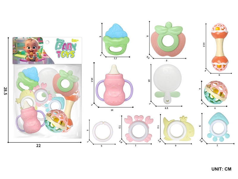 BABY RATTLE 10PCS - HP1264843