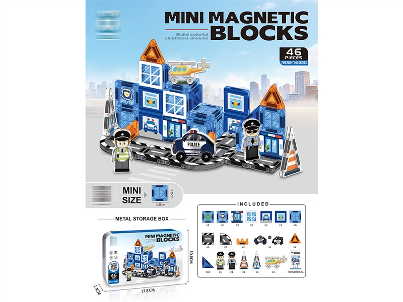 MAGNETIC BUILDING BLOCKS 46PCS - HP1265194