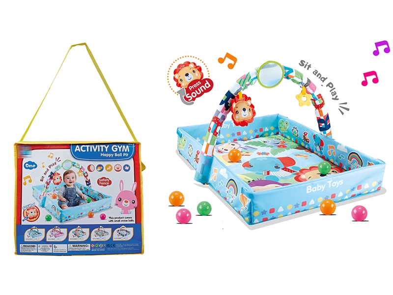 CRAWLING CARPET GYM W/MUSIC & BALL 8PCS - HP1265652
