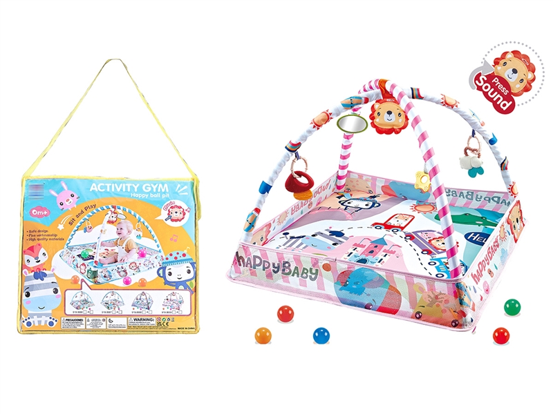 CRAWLING CARPET GYM W/BALL 8PCS - HP1265664