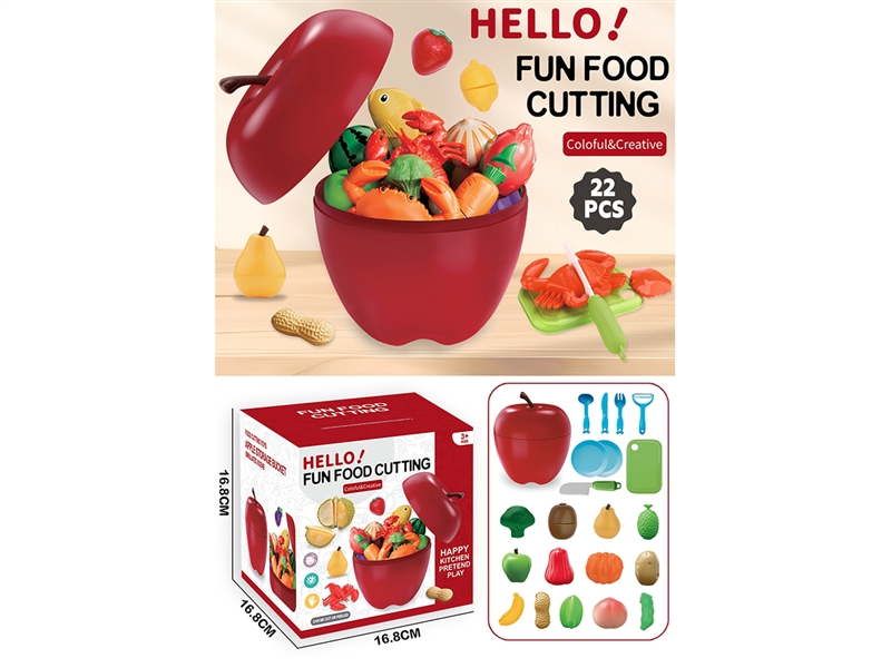 CUTTING PLAY SET 22PCS - HP1265690