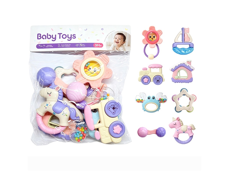 BABY RATTLE 8PCS - HP1265745