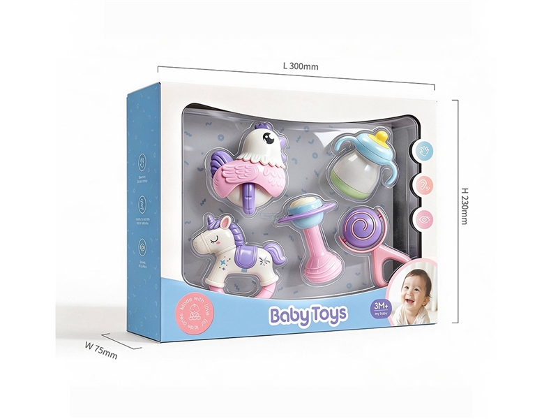 BABY RATTLE 5PCS - HP1265749