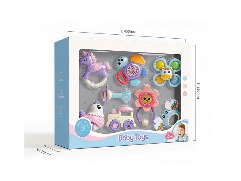 BABY RATTLE 8PCS - HP1265752