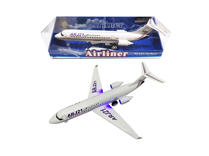 FRICTION AIRPLANE W/LIGHT & MUSIC(INCLUDE BATTERY) - HP1265788