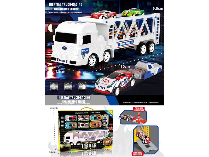 FRICTION DIE-CAST CATAPULT CONSTRUCTION TRUCK - HP1265866