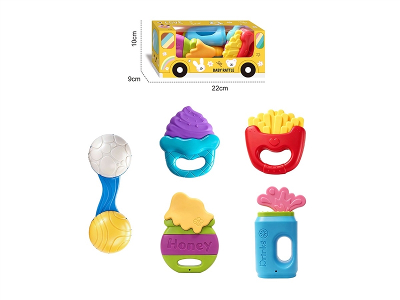 BABY RATTLE 5PCS - HP1265989