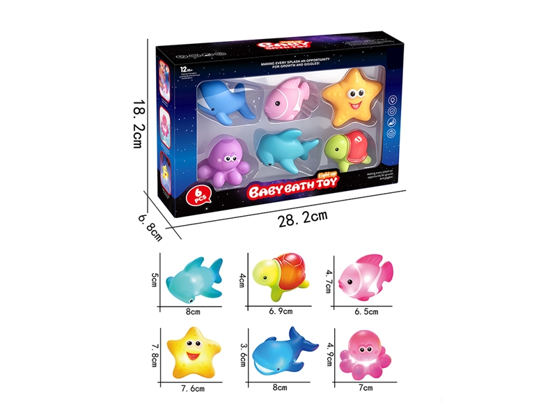VINYL TOYS W/LIGHT 6PCS - HP1266041