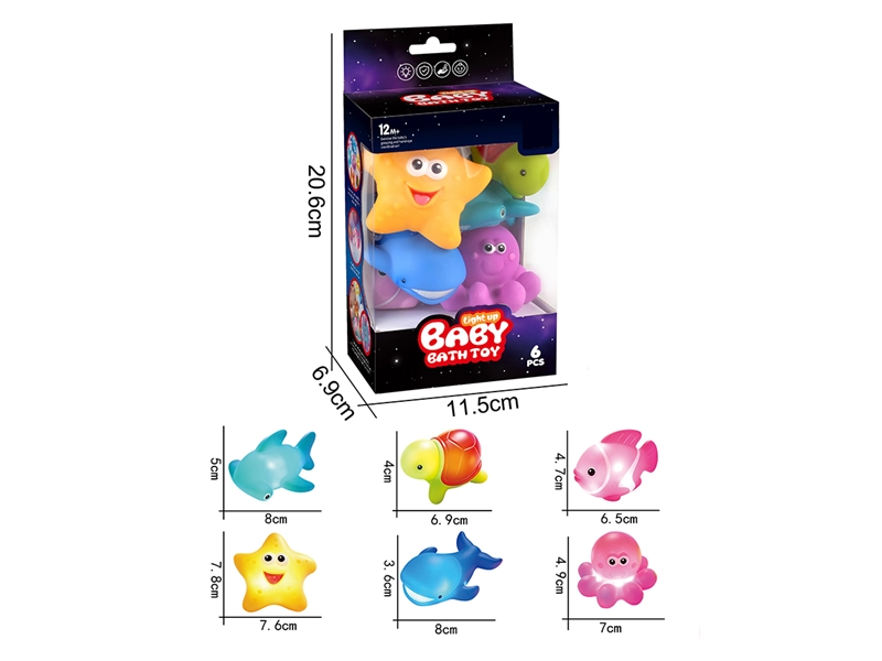 VINYL TOYS W/LIGHT 6PCS - HP1266042