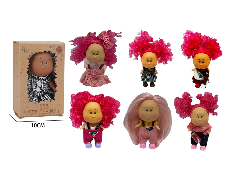 20CM RUBBER DOLL,6ASST - HP1266485