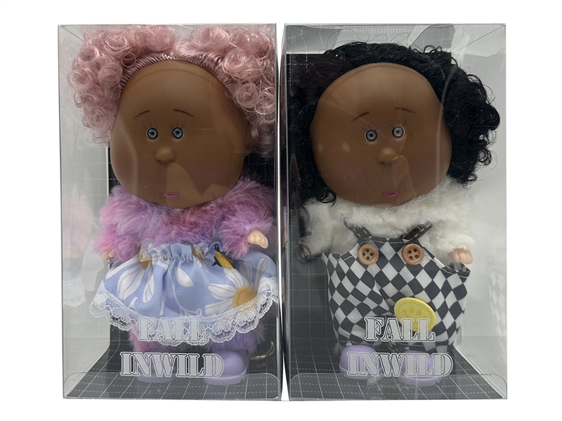 20CM RUBBER DOLL W/3D EYES,2ASST - HP1266503