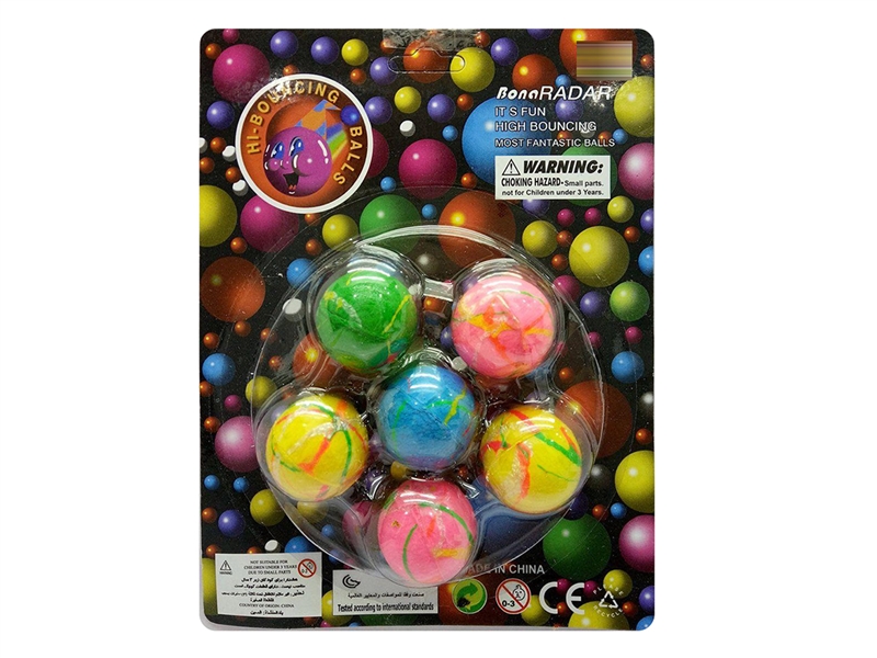 BOUNCY BALL 6PCS - HP1266765