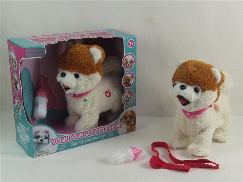 B/O PLUSH DOG W/SOUND & WALK & SHAKE TAIL(NOT INCLUDE BATTERY) - HP1266860
