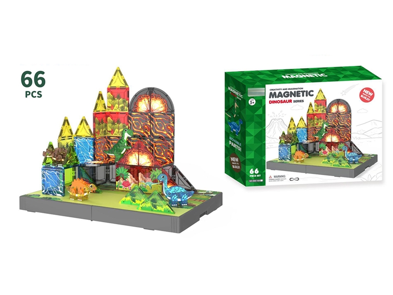 MAGNETIC BUILDING TILES 66PCS - HP1266879