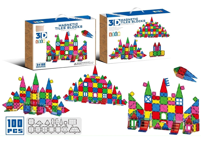 MAGNETIC BUILDING TILES 100PCS - HP1266881
