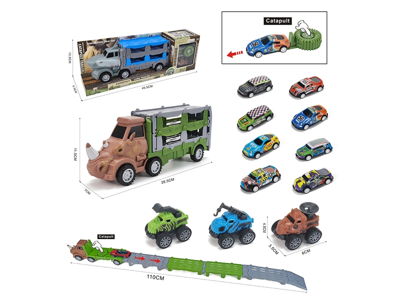 FREE WAY ANIMAL TRUCK SET,2ASST - HP1267043