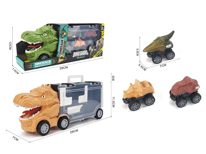 FREE WAY DINOSAUR TRUCK SET,2COLOURS - HP1267044