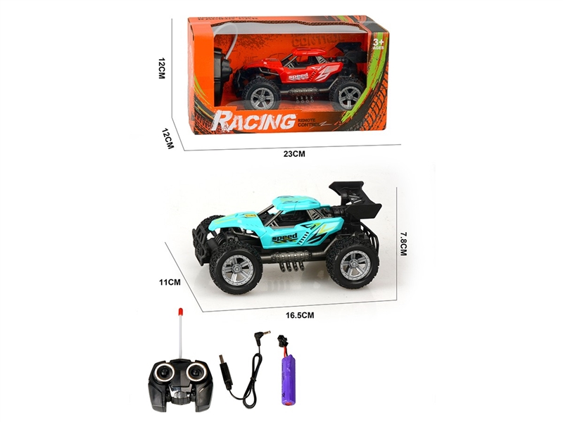 1:24 4-CHANNEL R/C CAR,2COLORS(INCLUDED BATTERY) - HP1267215
