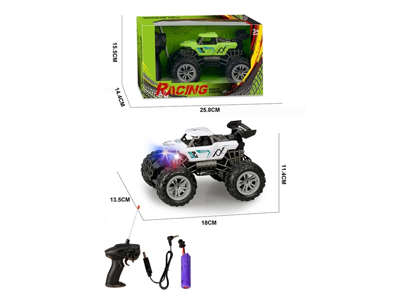1:22 4-CHANNEL R/C CAR W/LIGHT,2COLORS(INCLUDED BATTERY) - HP1267224